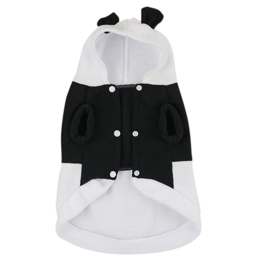 Fleece Panda Dog Hoodie (XL)